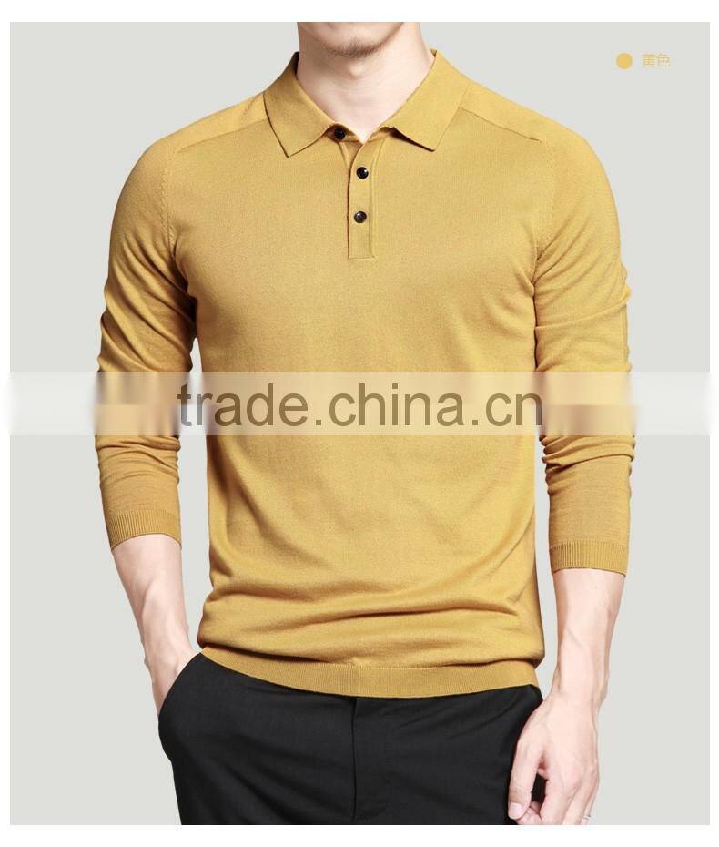 New design cheap long sleeve polo shirts for men polo blank wholesale mens polo t-shirt
