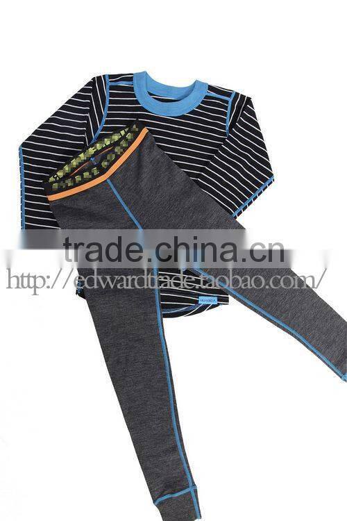 100% Merino wool thermal kids underwear for 3-16years old