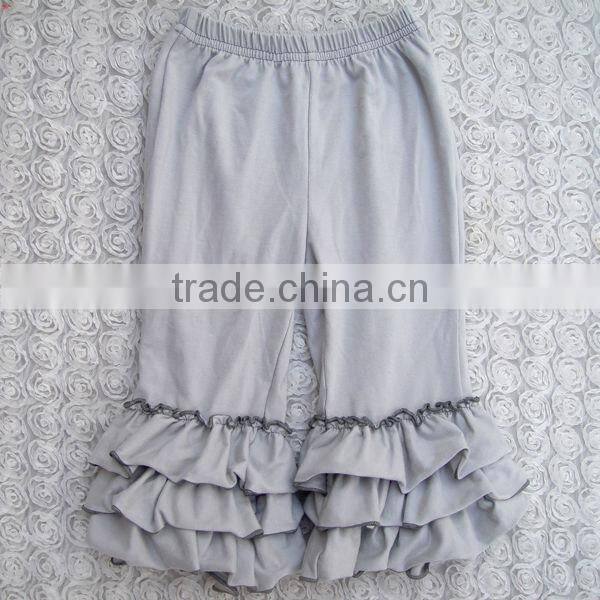 clothing distribution companies ruffle bottom pants kids ruffle pants 100%cotton