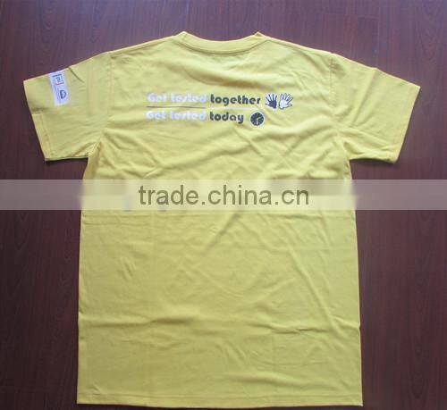Short sleeve t shirt for men,with logo printing design,OEM service cotton t shirt sale