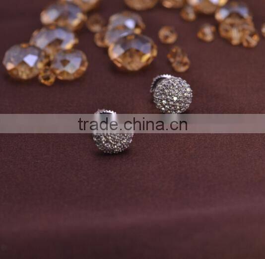 LSE836 screw back earring men jewelry brass gold plating