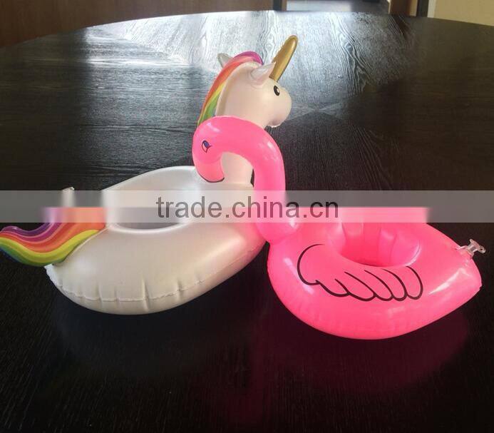 Inflatable Unicorn Cup Holder Drink Float Unicorn Drink Pool Float