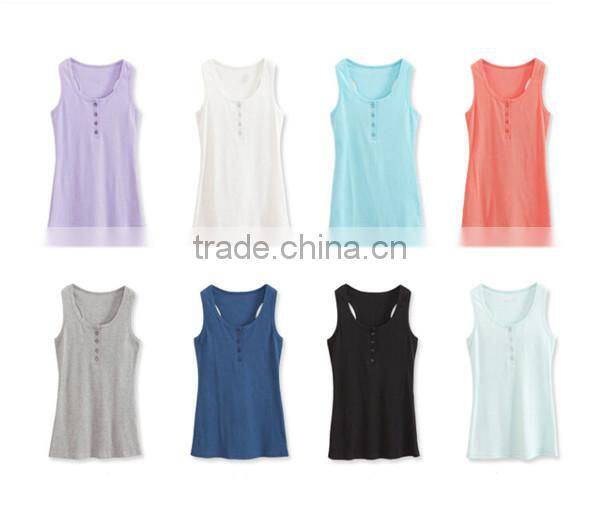 Womens workout tank top , loose fitting gym tank tops singlets ,screen printing racer back fitness tank top