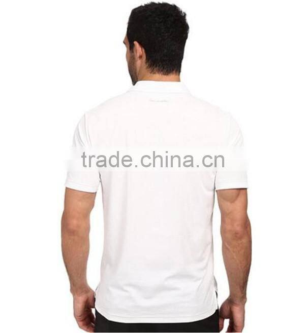 High quality and fashion white golf polo shirt