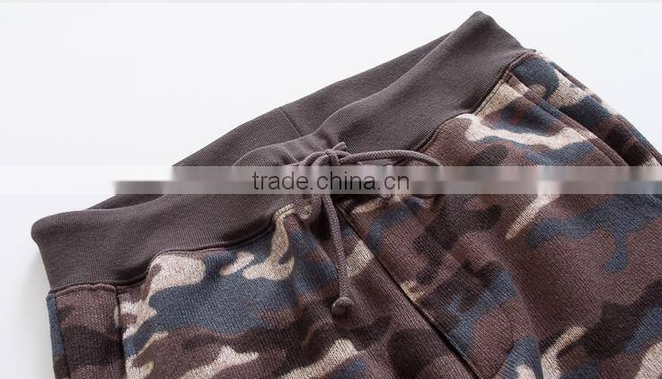 printed camoflage casual pants