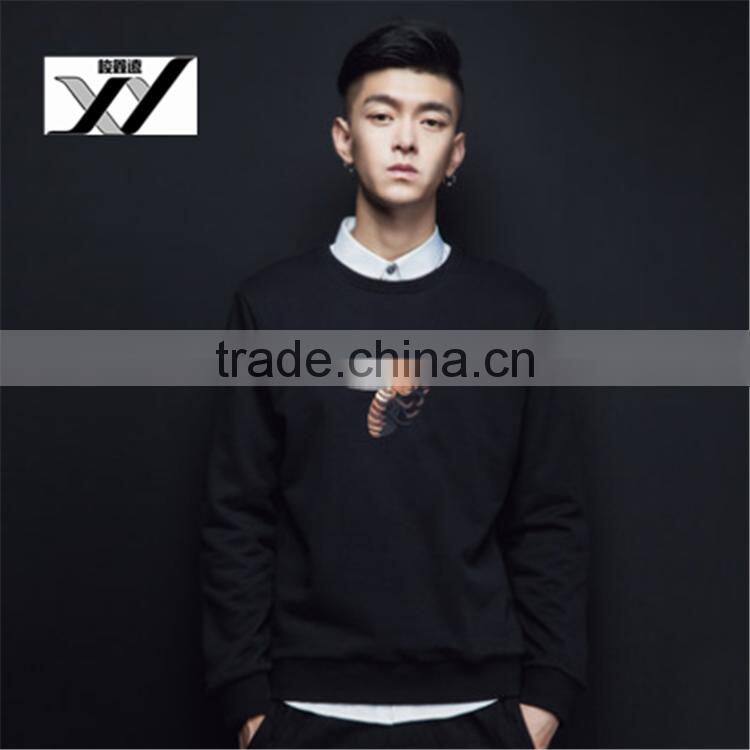Custom high quality men pullover hoodies with embroidery logo wholesale