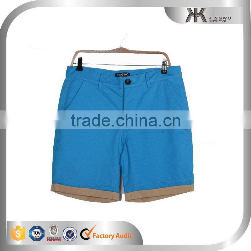 mens blue cotton twill cheap comfortable cargo short