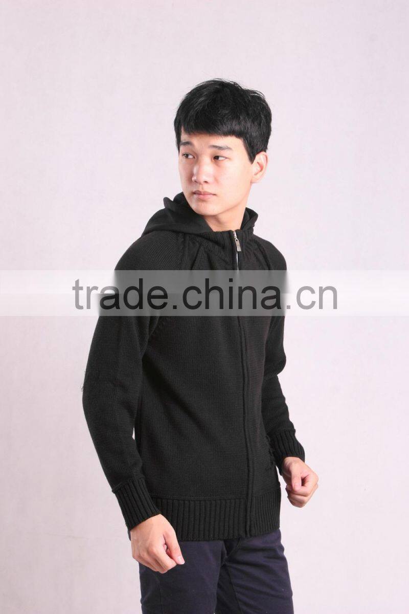 Men Plain Sweater Hoodies Jackets