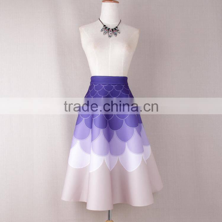 Z&M latest fashion skirts high waisted long skirt mermaid skirt