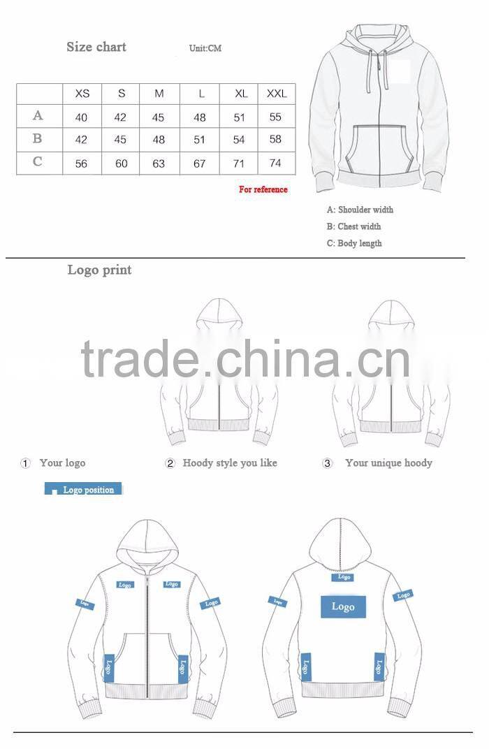 Wholesale plain zip custom made men leather hoodies