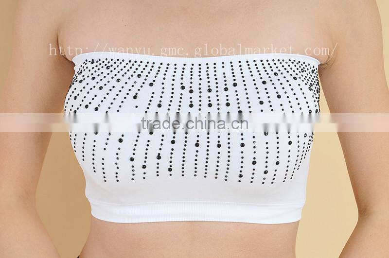 Factory offer Sex Girls Underwear black sexy tube tops