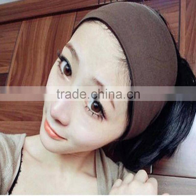 Candy Color Women Yoga Wide Elastic Towel Headband In Stock