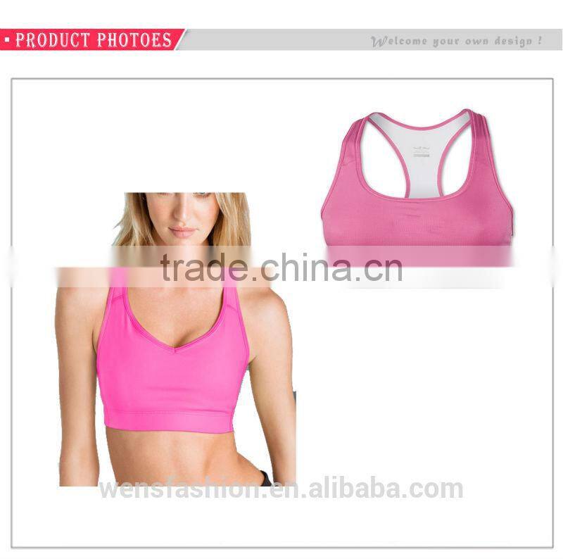 Wholesale Women Nylon Yoga Wear Custom Made Sublimation Sport Bra