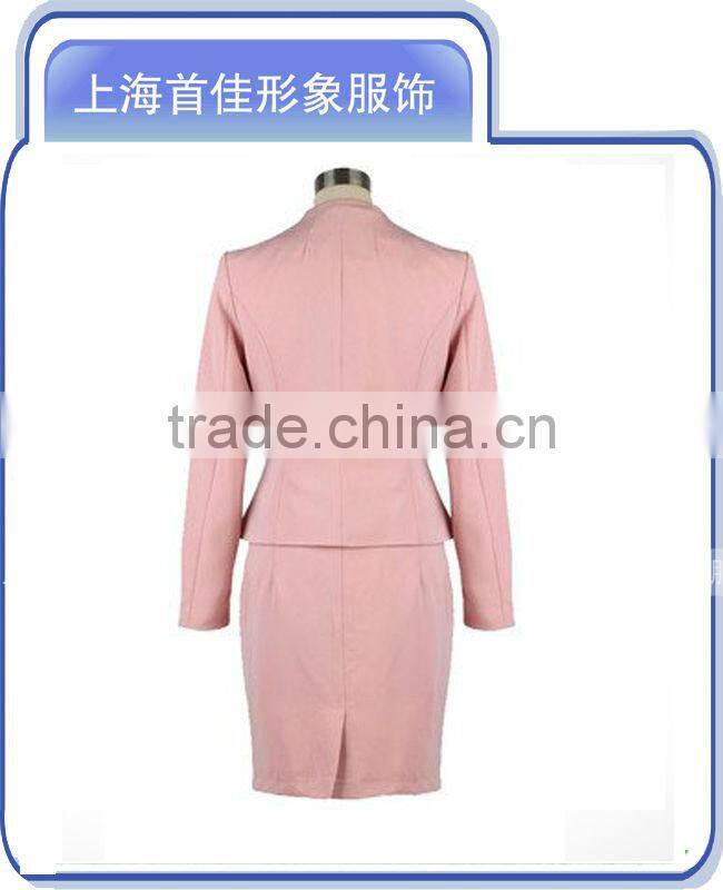 elegant pretty ladies business office uniform design 2013