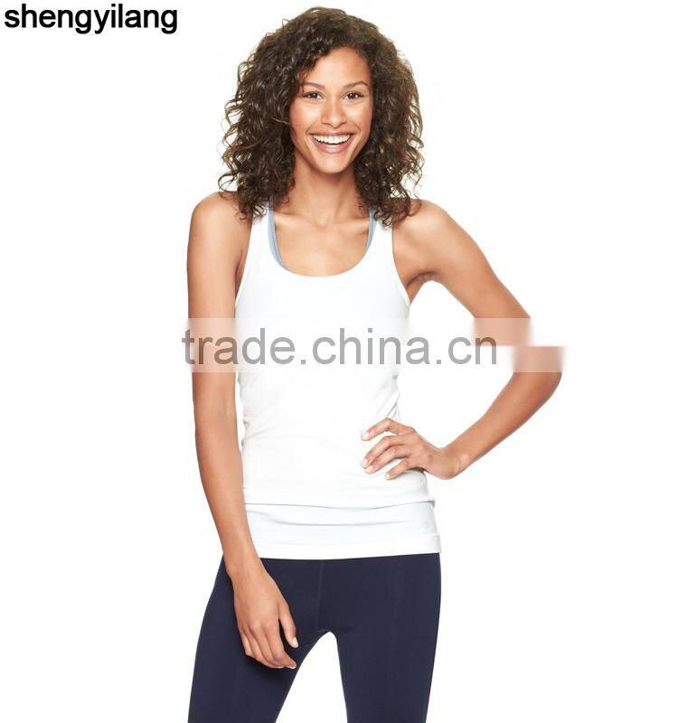 Fitness bodybuilding tank top Wholesale breathable and comfortable sports vest guangzhou clothing factory