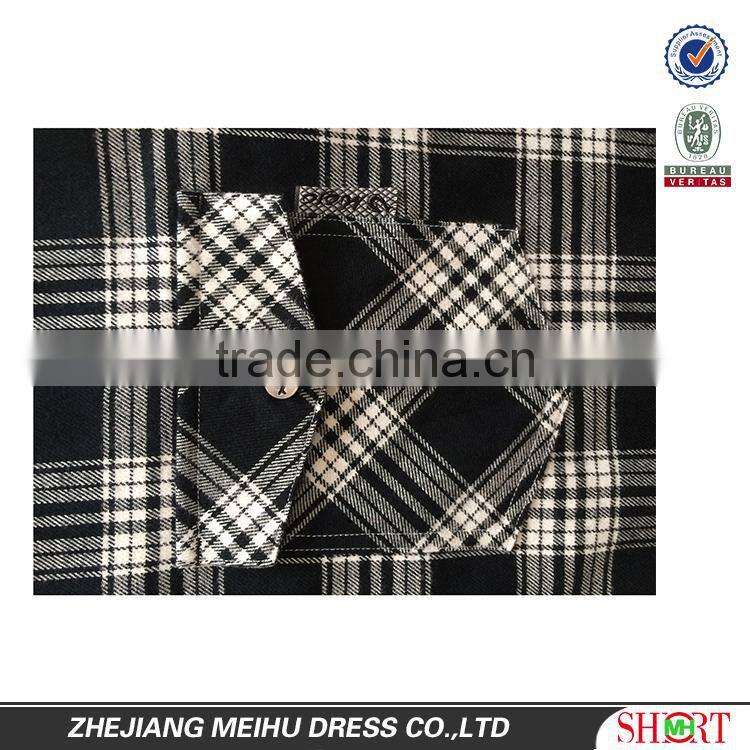 2016 Custom men flannel casual shirt