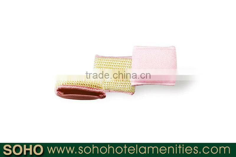 Natural disposable hotel loofah pad