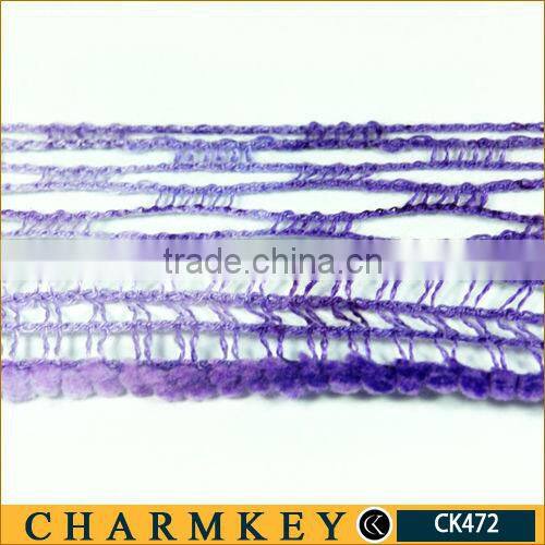 2014 new fancy metallic yarn for knitting hand acrylic knitting yarn on sale