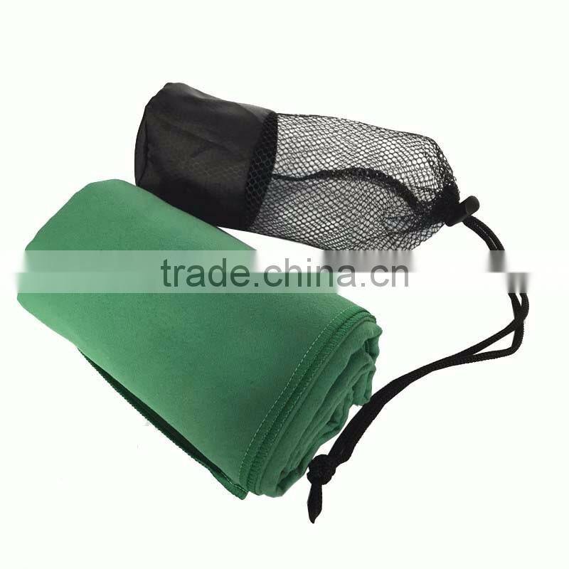 Microfiber outdoor travel towel for backpacking cool sport towel hiking sports towel