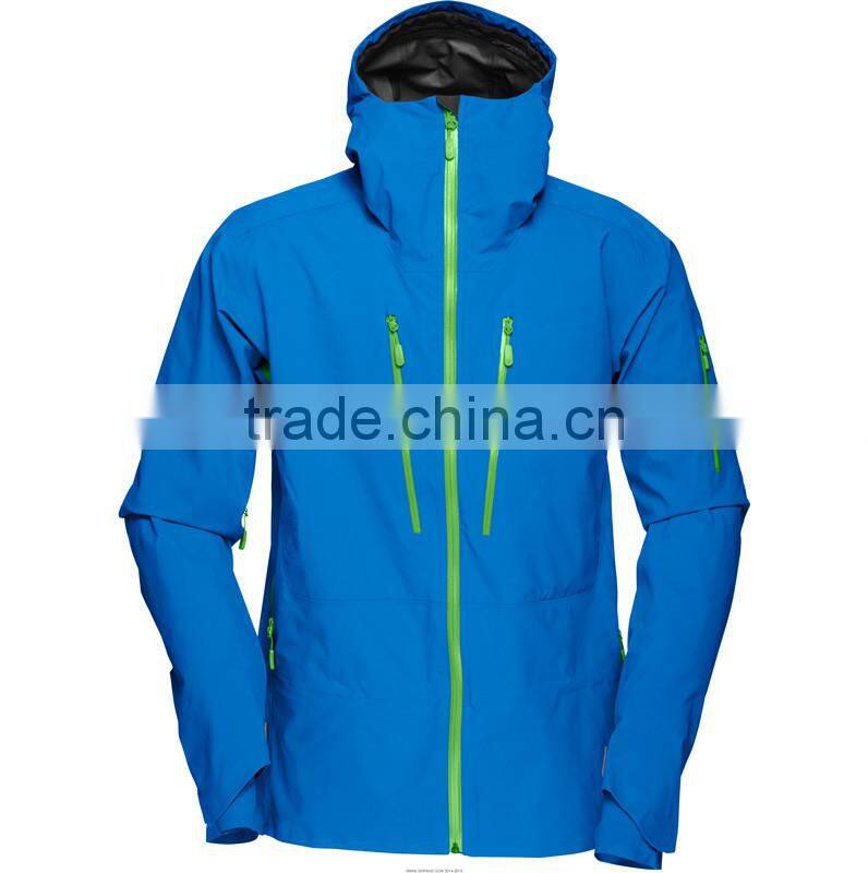 3-Layer Shell Fabric Active Pink Custom Snow Jacket