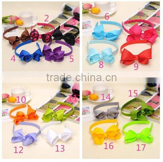 2015 kids hairpin beautiful headdress flower headmade bowknot