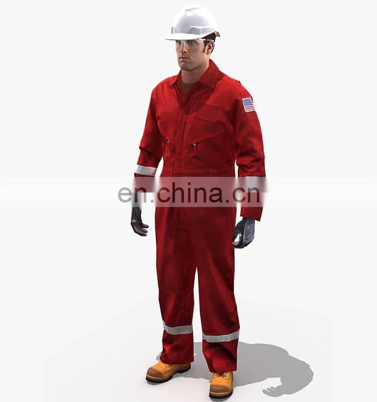 Hot sale High performance oil field warm 100 cotton Fire protective clothing