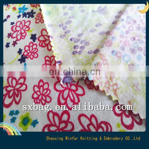 knitting spandex single jersey 30'S polyester fabric price per meter for garment