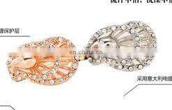 2017 Peacock Rings Rose Gold Platinum Plated Top Genuine Austrian Crystals Fashion Women Wedding Bridal Party Jewelry