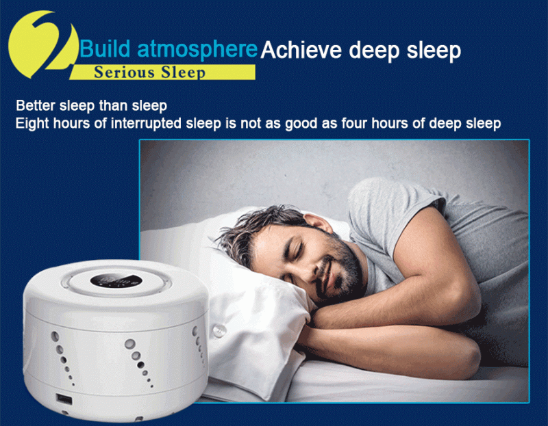 Portable mini white noise machine sleep sound machine for baby sleeping