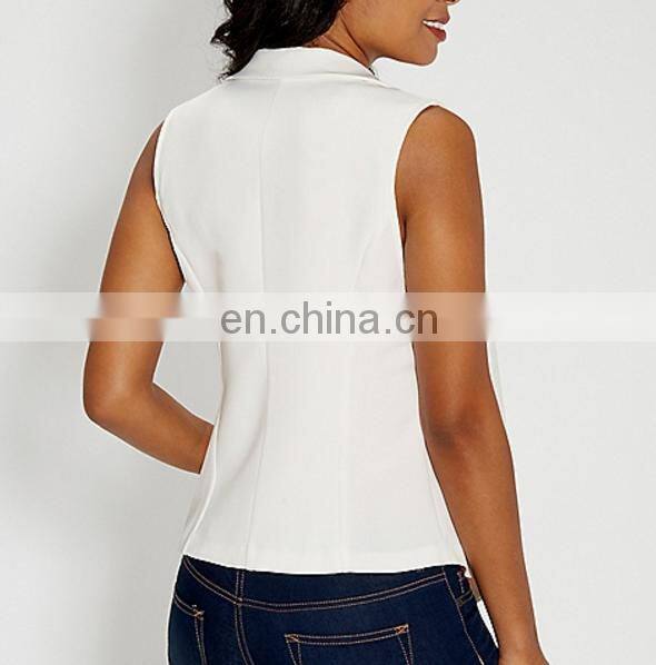 Wholesale drape fashion women vest blazer for summer