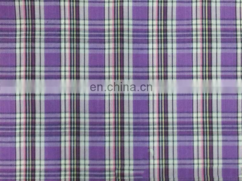 Oeko-tex Yarn-Dyed Plaids 100%Cotton Yarn Dyed Plaid Shirting Fabric