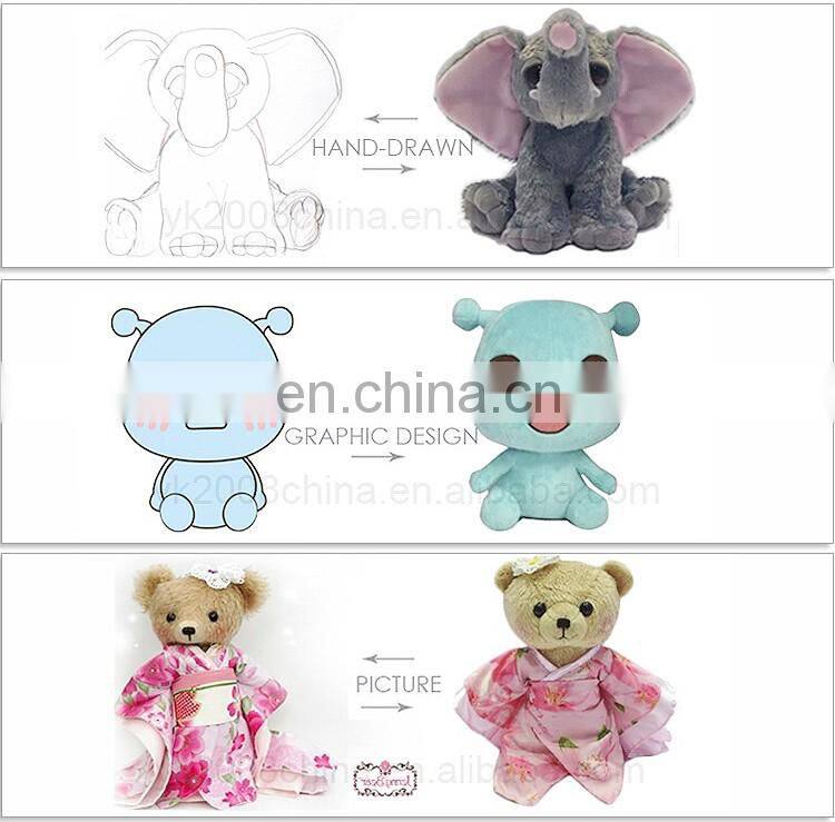 Custom made kids white plush mini teddy polar bear toys