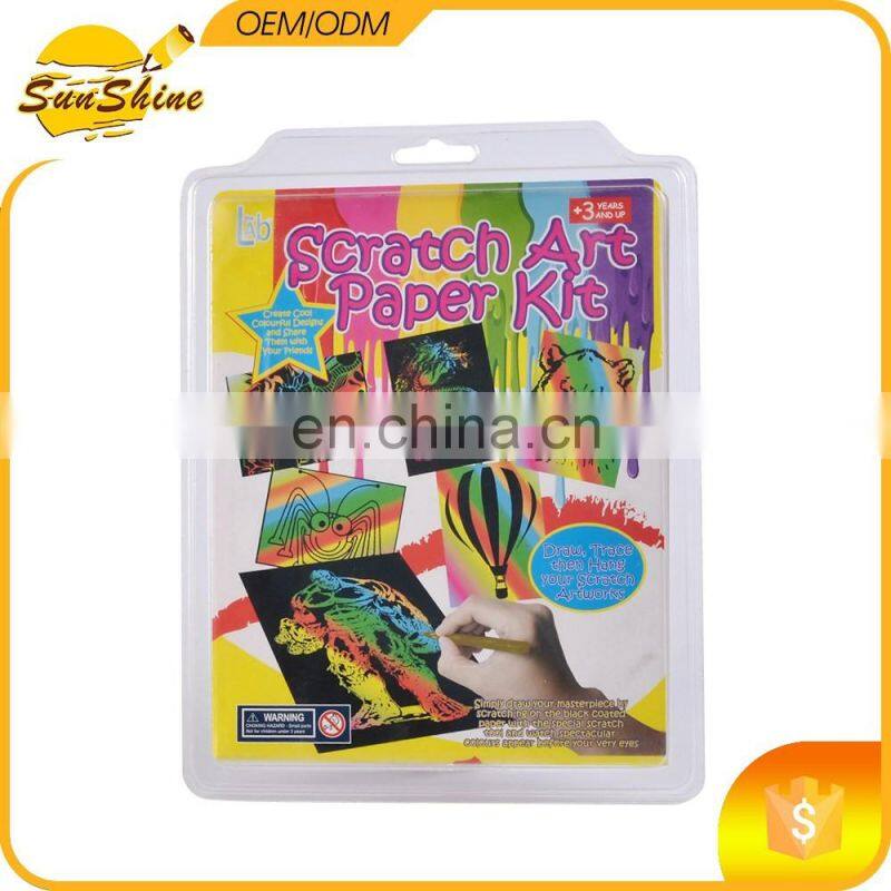 Excellent Full of Imagination Customized Scratch Art Paper