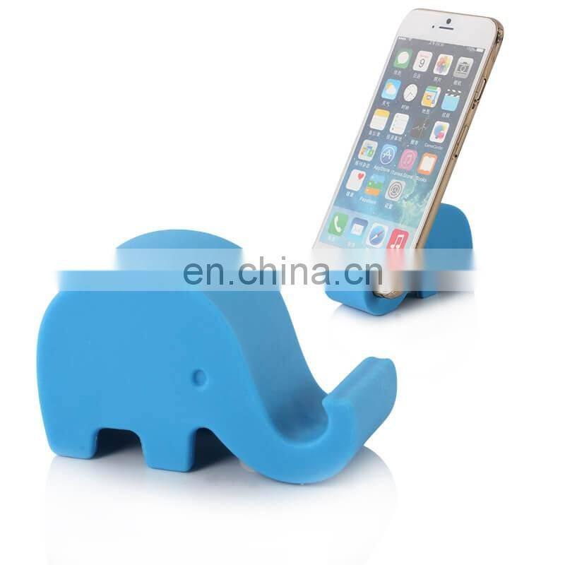 Fashion cartoon elephant silicone tablet computer holder &PPC mobile phone holder/Stents