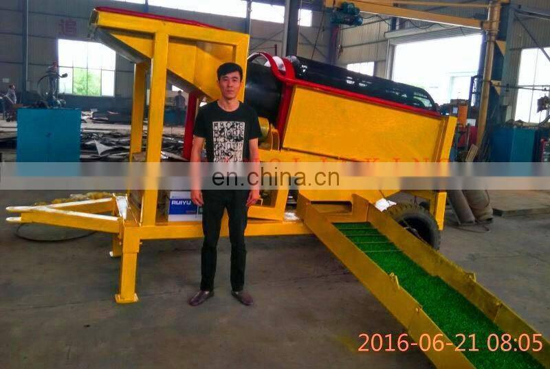 SINOLINKING We Office Video Mine for Gold with Grass Gold Trommel Sluice Carpet