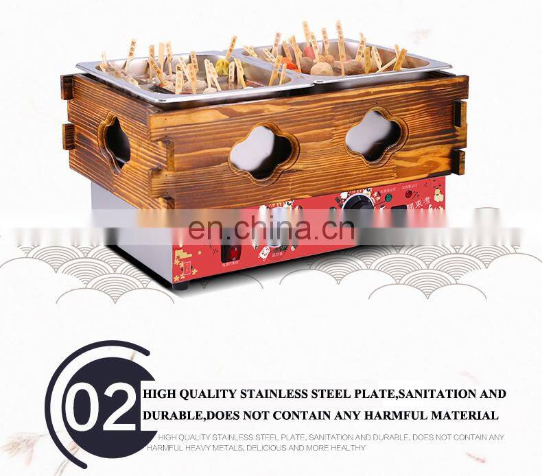 Spicy Hot Pot electric Skewer heating machine Oden cooking stove commercial Stick Food noodles cooker Oden machine
