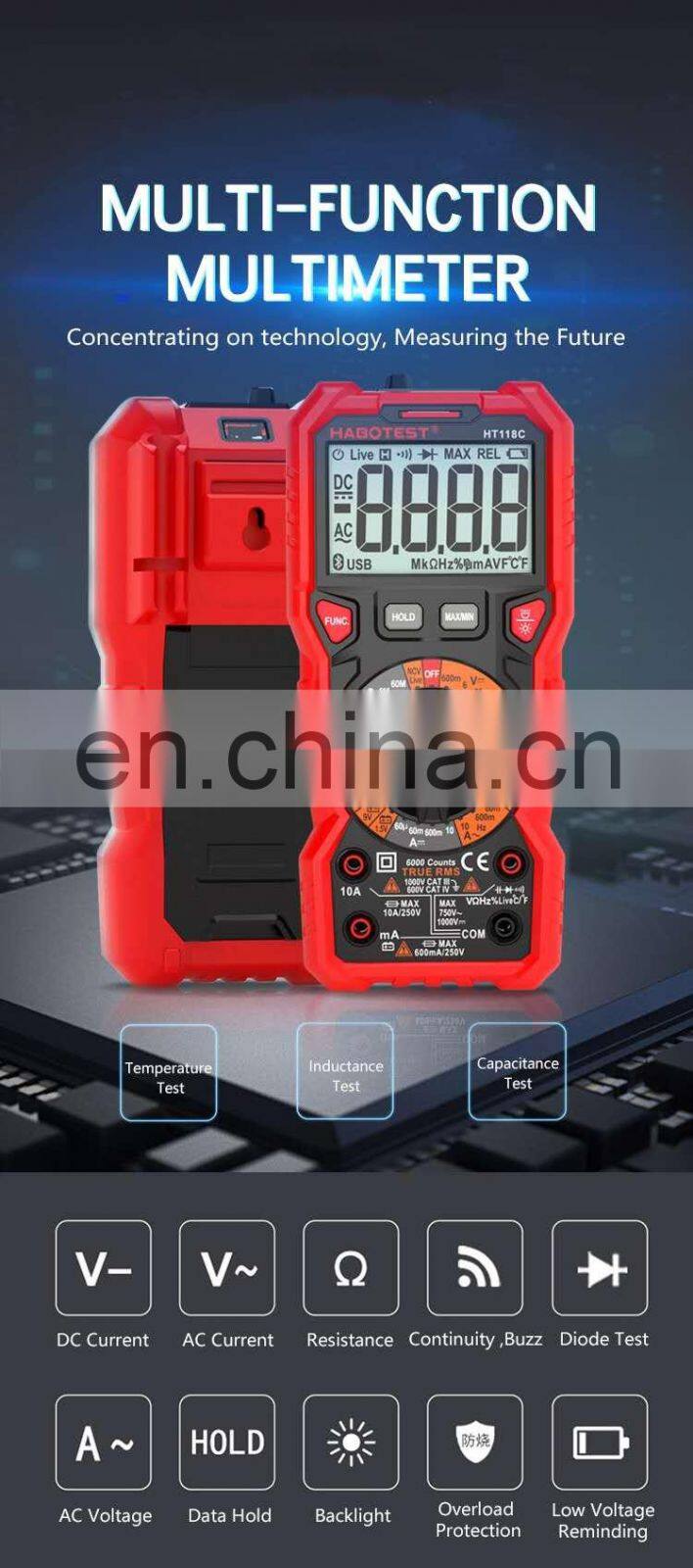 Analog multimeter LCD Size Pocket Multimeter Digital Clamp Multimeter