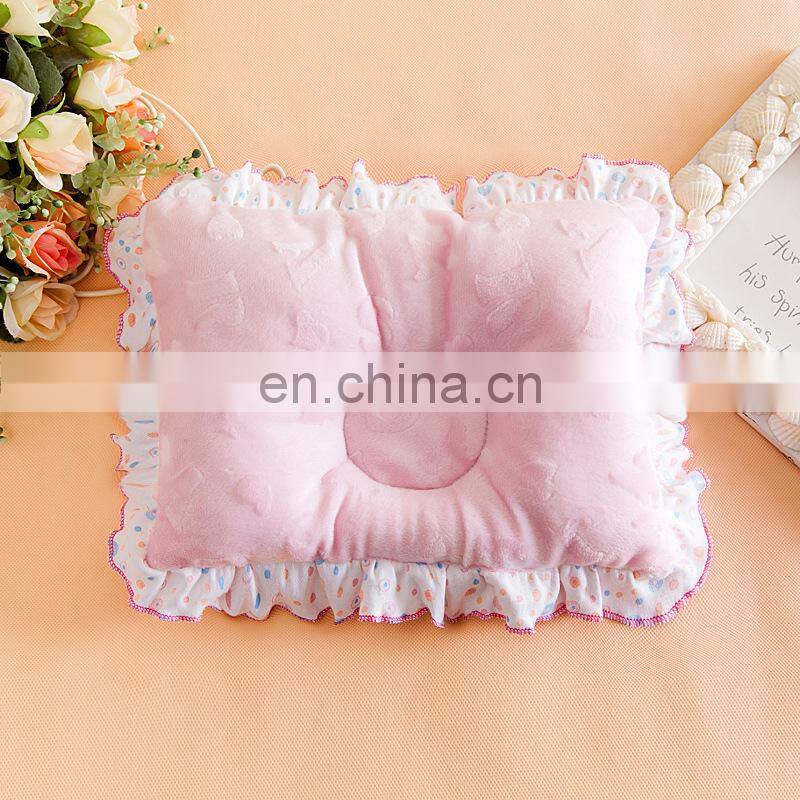 Crown Baby Head Shaping Pillow Organic Cotton Baby Wedge Pillow Protective Sleeping Pillow