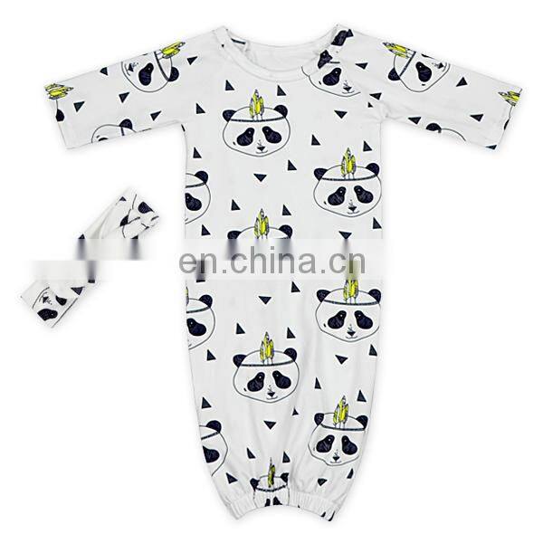 Toddler Adorable Many Colors Printed Wholesale Newborn Sleeping Bag Clothes Stylish Baby Girls Sleeping Gown