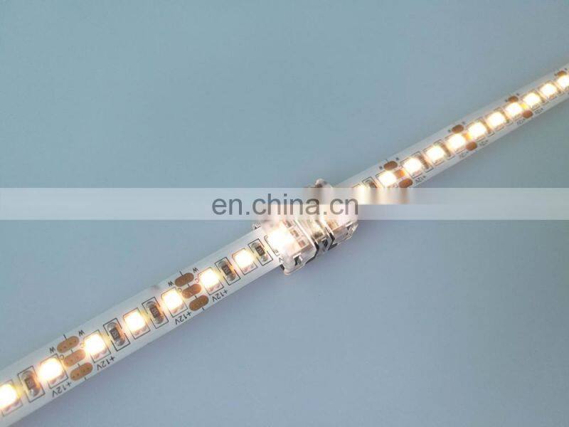 10mm pcb width 3 pin led connector for dual color led strip