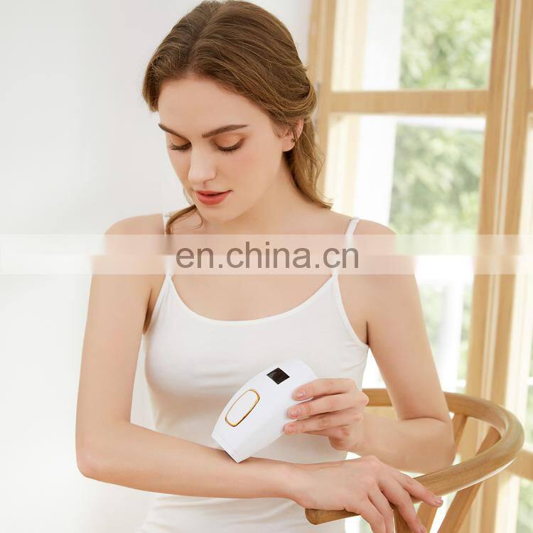 Factory stock mini home use beauty care machine portable IPL hair removal with LCD display