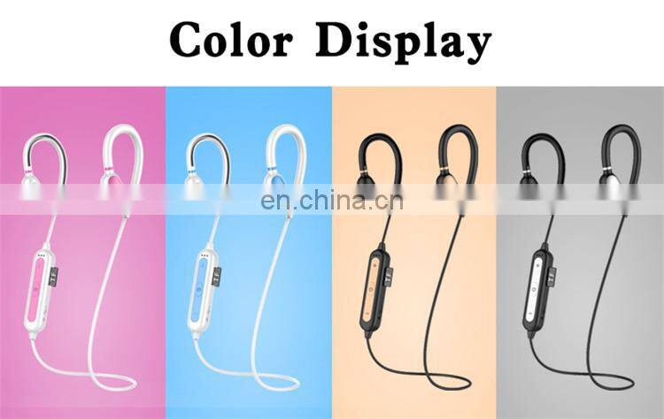 New Bulk Metal Wireless Pure Bass Neckband Earbuds Earphones Headphones with TF card