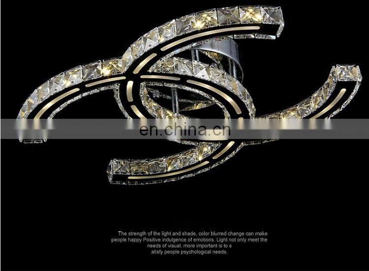 Modern home ceiling light fixture pendant light led crystal chandeliers lighting