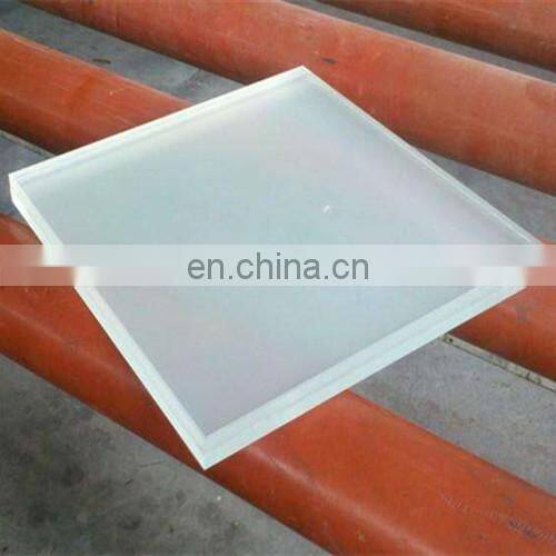 commercial non-breakable glass non-slippery floor structural anti slip or non slip glass floor prices