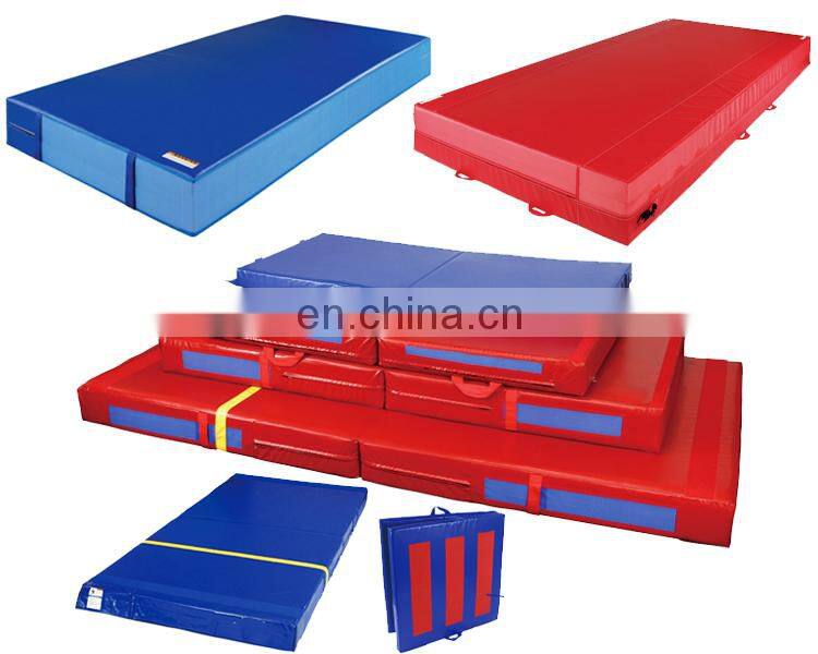 Inflatable Skill Cushions Sting Tumbl Track Tramp Dismount Crash Mat Landing Folding Air Tumbling Mats for Gymnastics Training