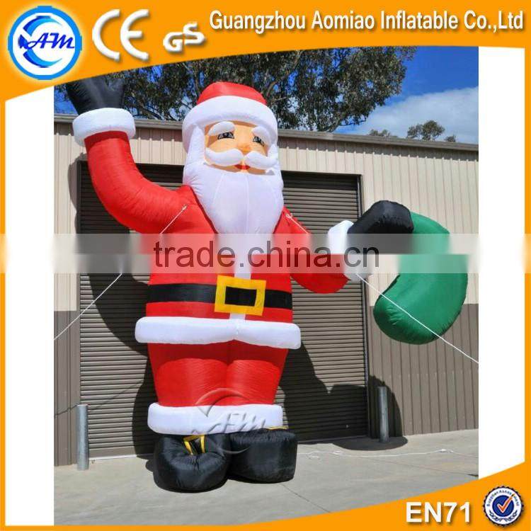 Outdoor inflatable yard decorations christmas 5m inflatable santa clause