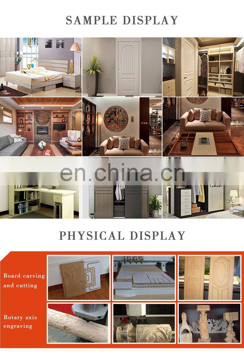 Add rotary axis Wood board/tube carving 3D hollow cutting staircase round handrail cnc carving machine