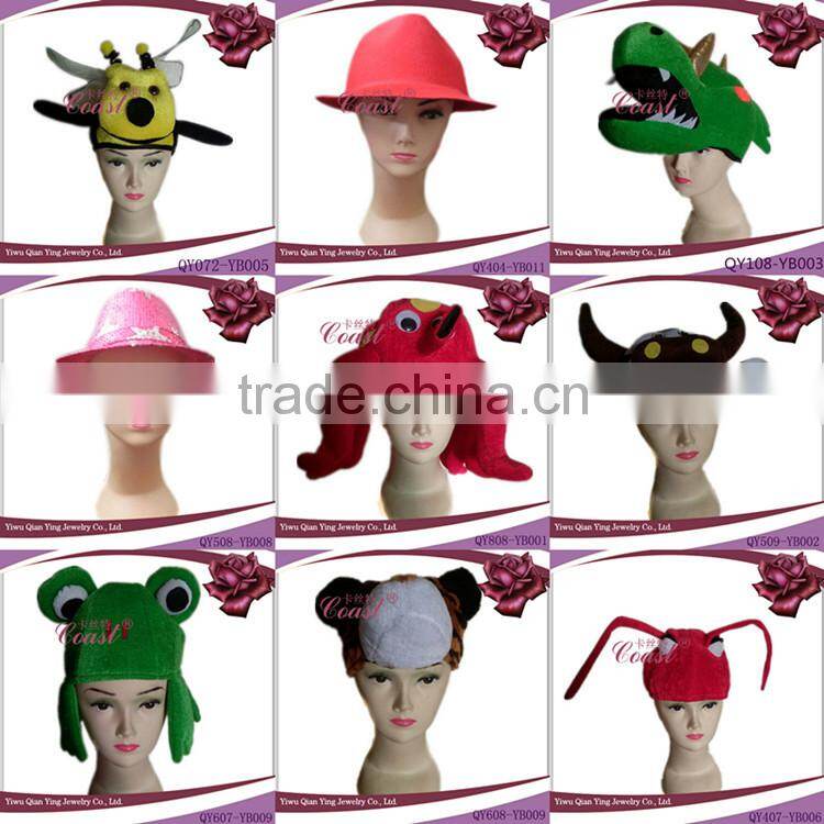 cheap blue plastic glitter powder bowler hat