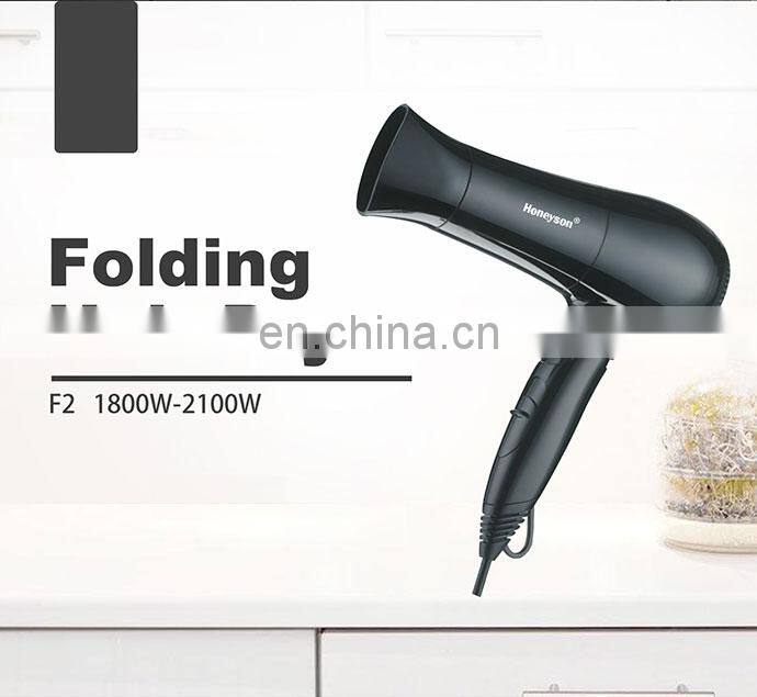Honeyson top guest room 2000W powerful hotel hair dryer