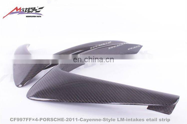 PU and Carbon body kit for Porsche Cayenne 958 body kits for Cayenne 958 TURBO body kits M style With 6 Exhaust 2011-2014 Year